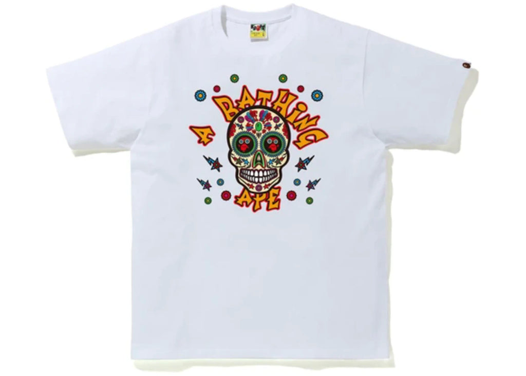 BAPE Sugar Skull Tee White