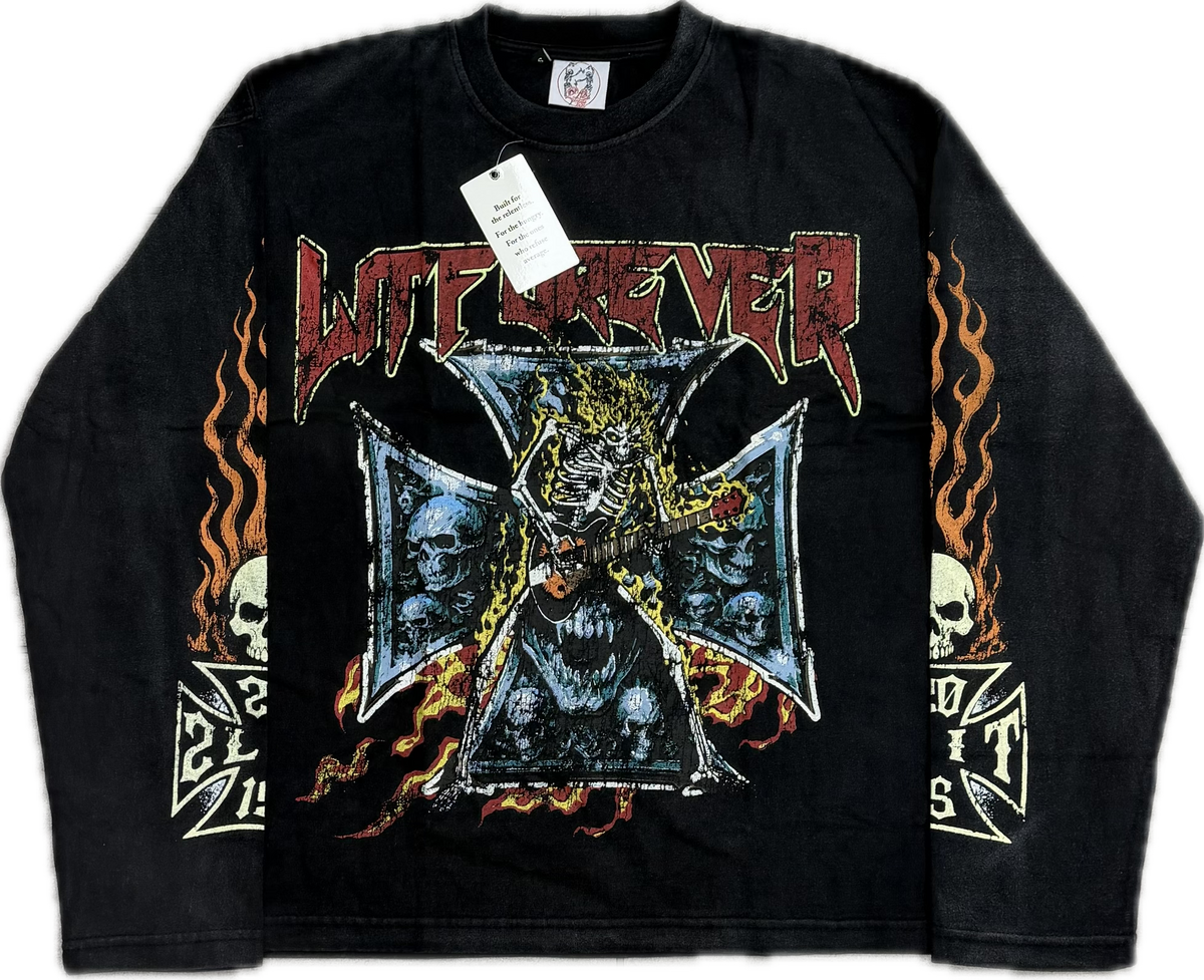 Lit Forever Rockstar Skeleton L/S