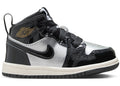 Jordan 1 Mid SE Black Metallic Silver Sail Metallic Gold (TD)