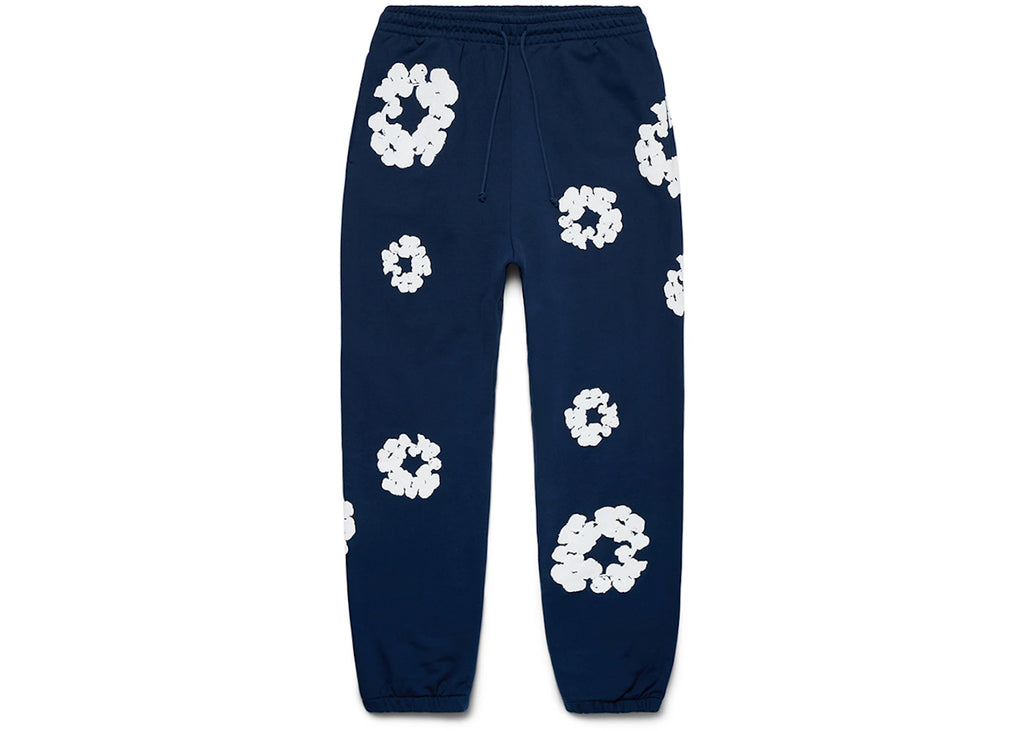 Denim Tears Cotton Wreath Sweatpants Navy