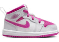 Jordan 1 Mid Iris Whisper White Fire Pink (TD)
