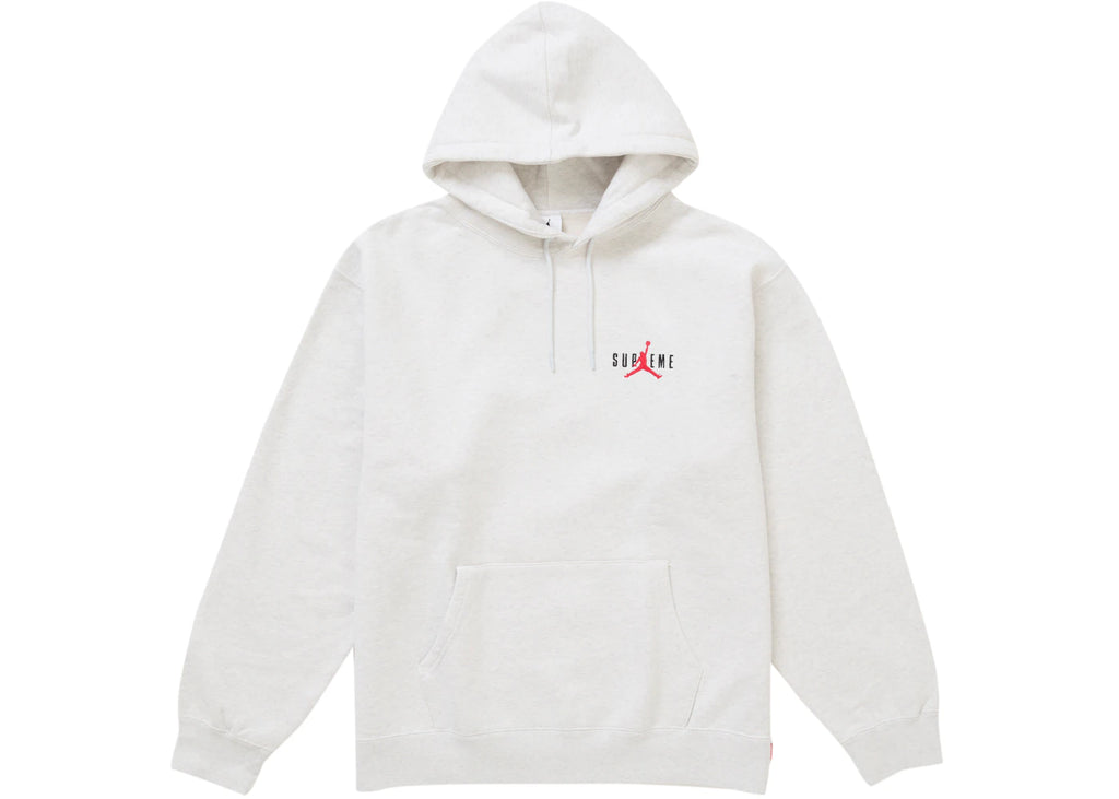 Supreme Jordan Hooded Sweatshirt (FW24) Ash Grey