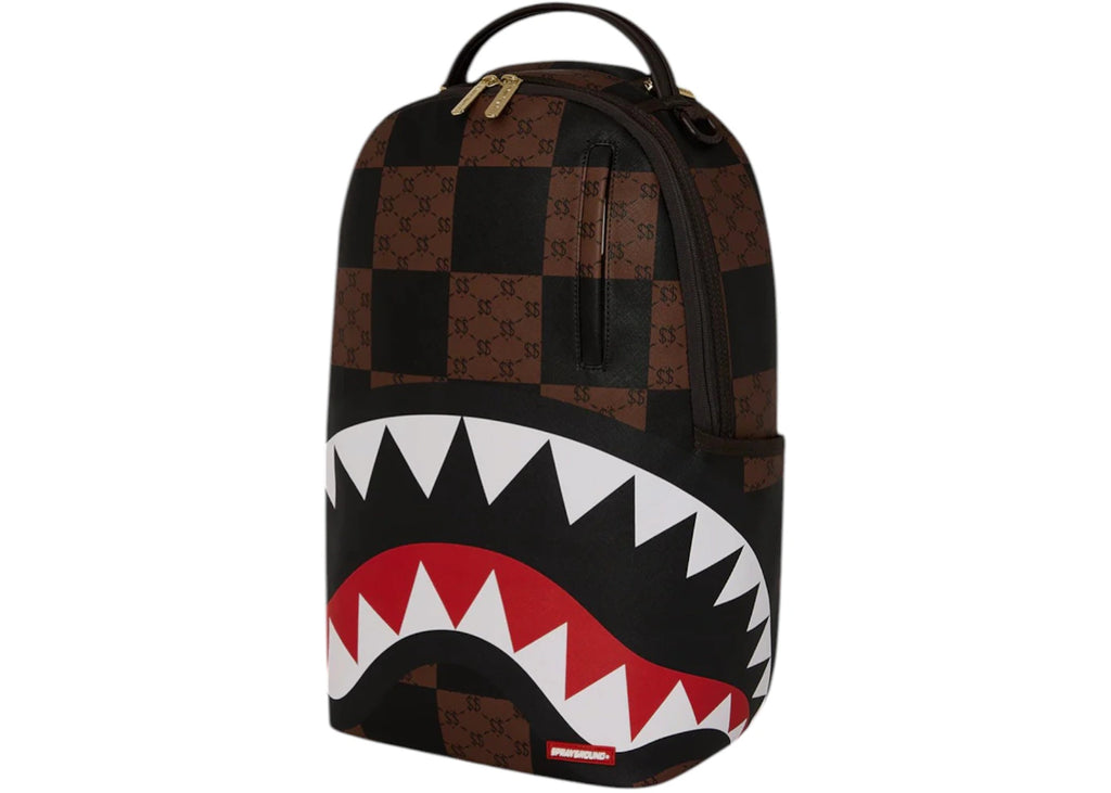 Sprayground That Big Check Shark Backpack Multicolor