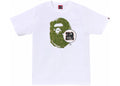 BAPE 30th Anniversary Ape Head Tee White/Green