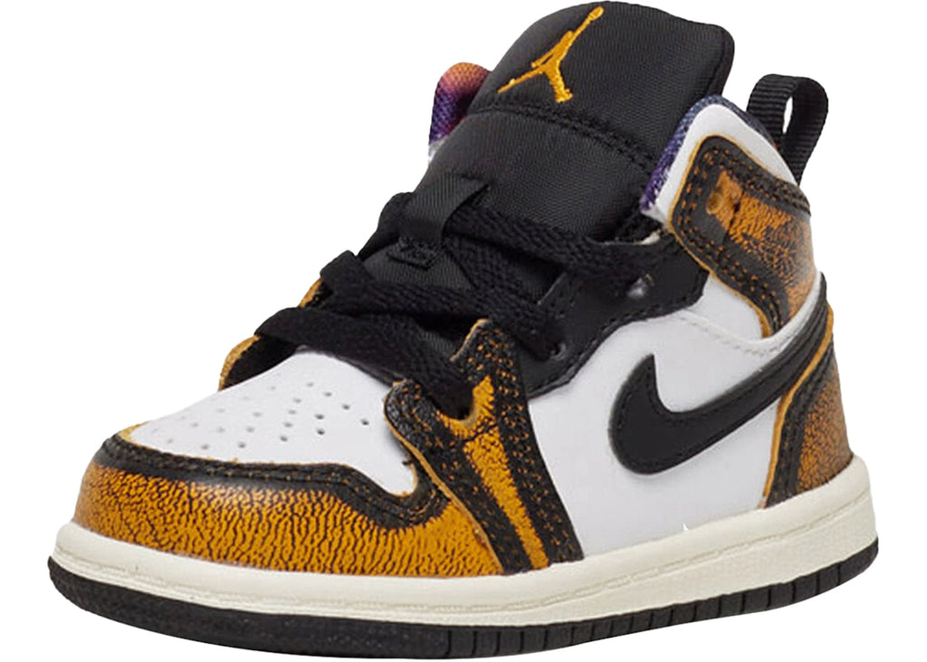Jordan 1 Mid SE Orange Wear Away (TD)