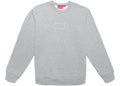 Supreme Cutout Logo Crewneck Heather Grey