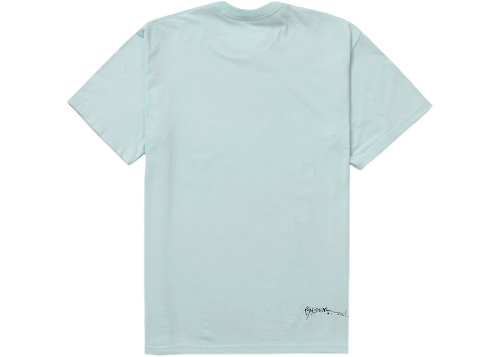 Supreme Ralph Steadman Box Logo Tee Pale Blue