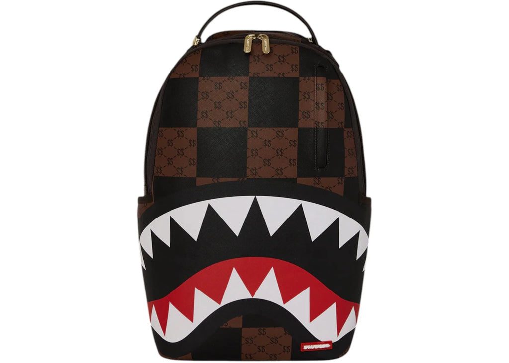 Sprayground That Big Check Shark Backpack Multicolor